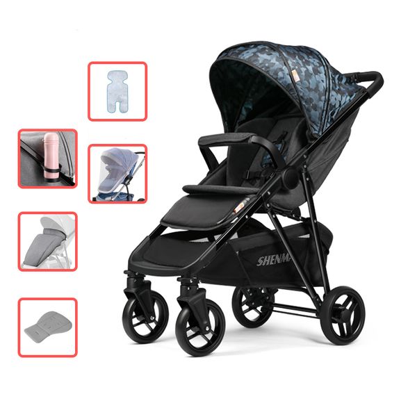 

baby stroller comfortable children pram 4 wheels strollers