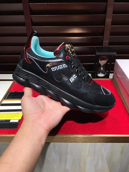 

2020-2019q spring new trend casual sports men's shoes leather thick-soled versatile shoes, original packaging shoe box, size: 38-44