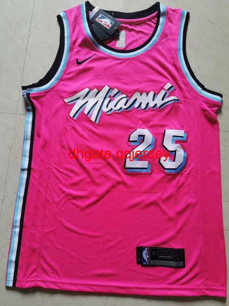 

men's #25 kendrick nunn 2019-20 pink jersey - earned rookie, Gray