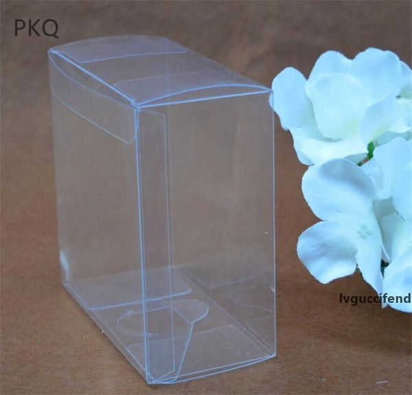 

10pcs clear waterproof plastic pvc box rectangle gift box packaging for crafts/cosmetic/bottle/souvenir storage