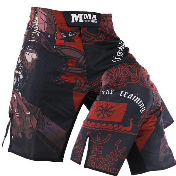 

muay thai shorts shorts of bjj boxers are used to fight and fight gym to train boxing clothes trunks, Blue