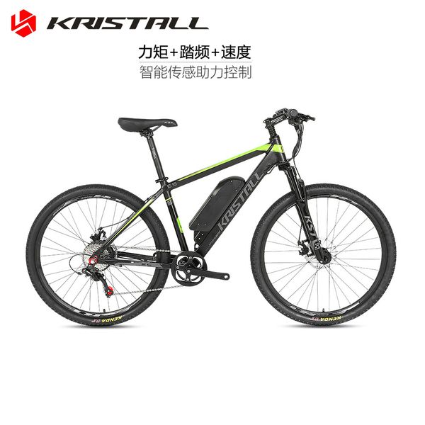 

mountain bike folding bike cross country bicye5 torque electric booster bike 26-inch rear drive 36v lithium battery smart cross-country, Silver;blue