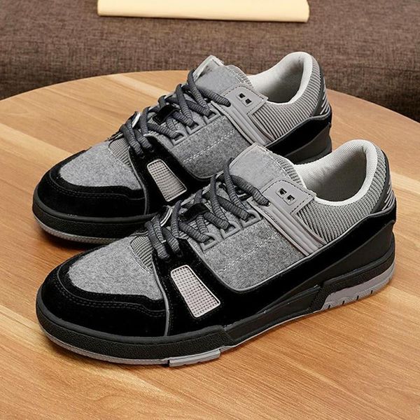 

trainer sneaker men 's shoes zapatos de moda para hombre breathable footwears comfortable style vintage low casual me, Black