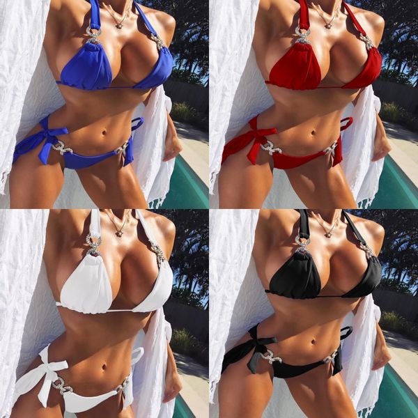 

multi summer women ladies v thong cheeky ruched bikini bottom swimwear beachwear#483, White;black