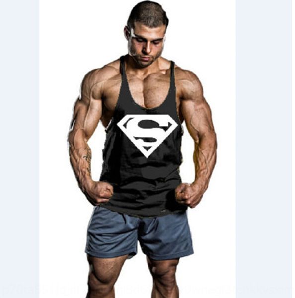 

large size superman curling cotton i-shaped large size superman curling cotton i-shaped vest vest vest, White;black