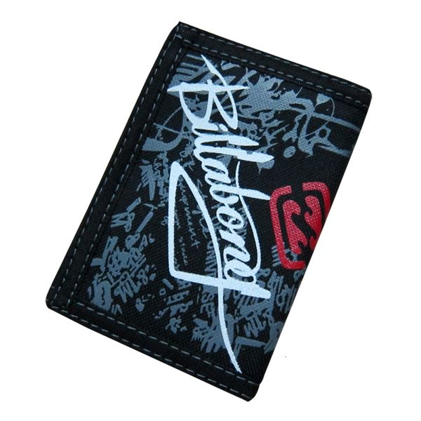 

creative writing graffiti canvas student wallet zipper short design magic multifunctional 3 fold men purse 12*8.5cm 106, Red;black
