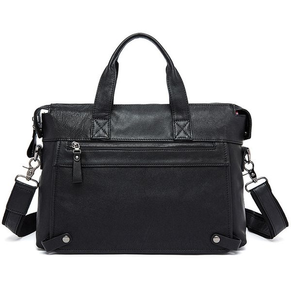 

men's briefcase handbag/office bag/men's bag/leather tote/business bag black
