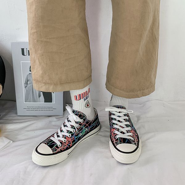 

shoes woman flats round toe autumn all-match women espadrilles platform casual female sneakers dress fall new small cross flock, Black