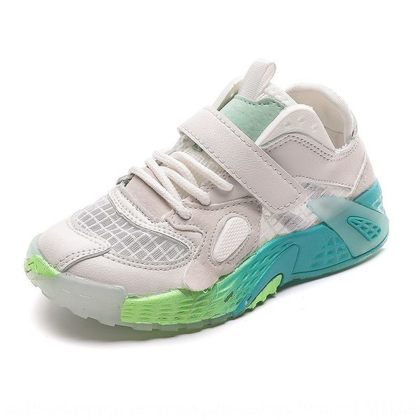 

boys' 2020 new children's breathable mesh sports sports casual shoes girls' and fashion daddy shoes fashion, Black