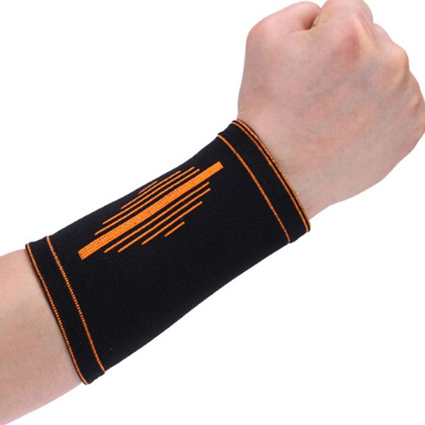

хлопок спорт защитной поддержка wristband brace wrap бинты gym ремень запуск спорт фиксатор лучезапястного сустав дышащего пот диапазон баск, Black;red