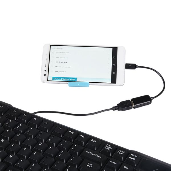 

lightweight short portable micro usb male to usb female converter otg adapter cable for android phone