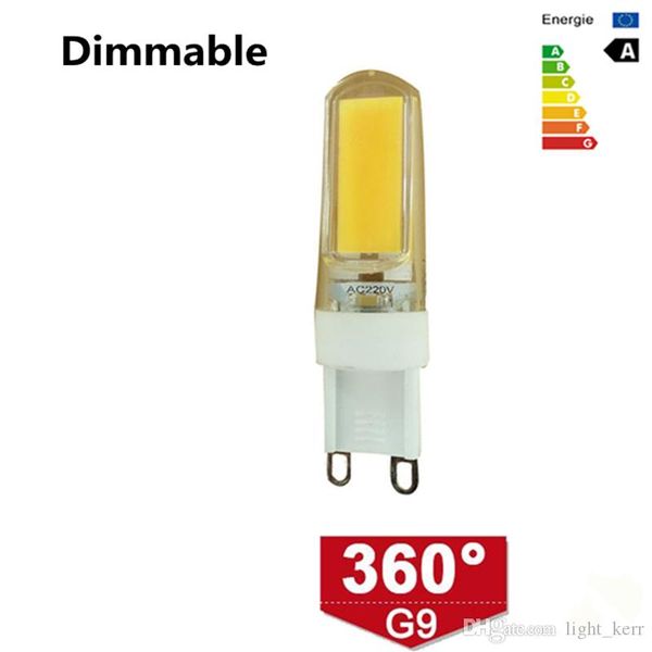 G9 dimmbare LED-Glühbirne 3 W 2609 COB-Lampe Kronleuchterlampen ersetzen Halogenstrahler 30 W-Äquivalent