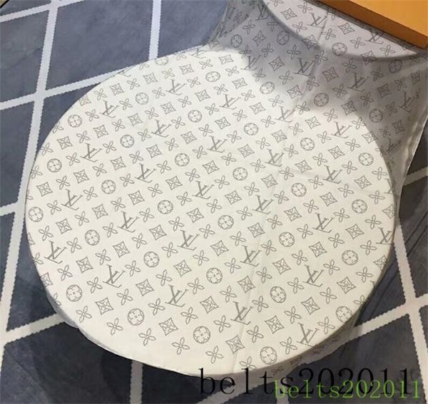 

wholesale-brand silk lamÃ© scarf for women designer floral flower long scarves wrap size silk scarves for women, Blue;gray