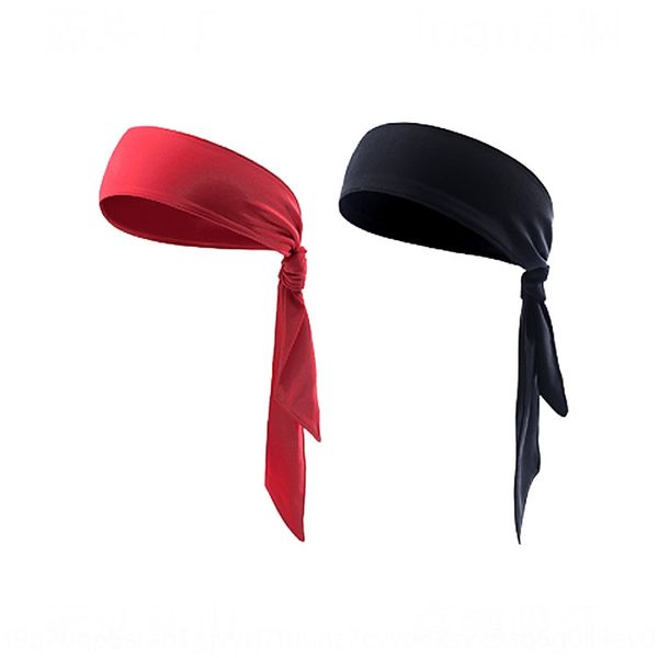 

qllvu sports sweat-absorbing elastic breathable quick-drying hair headband hair band headscarf solid color outdoor tennis strap pirate heads, Yellow;black
