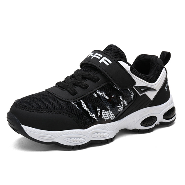 

2020 kids fashion sneakers boys girls sports running shoes breathable mesh tennis shoes soft children casual shoe, Black
