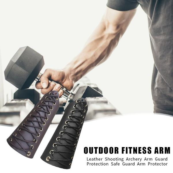 

sports safety arm protective straps archery arm guard protector safe strap armband for sporting exercise protection, Black;gray