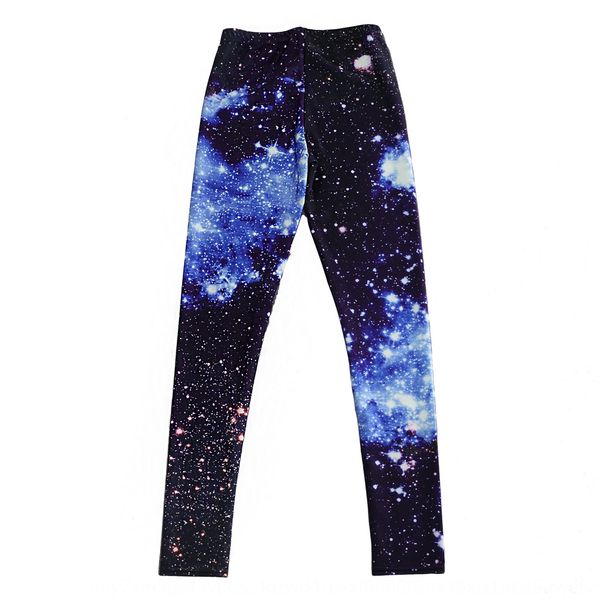 

2015 starry tight pants digital tight pants sky digital printing blue starry sky leggings lgs3130, Black;white