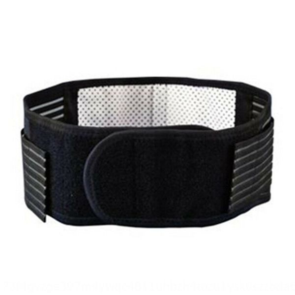 

self-heating tourmaline warm breathable magnetic keep warm therapy protection lumbar waist waist protection, Black;gray