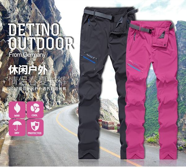 

xscza outdoor spring-summer couple matching quick-dry pants men l stretch pants kuai gan ku deng shan ku trousers outdoor 17001 spring-summe, Blue;black