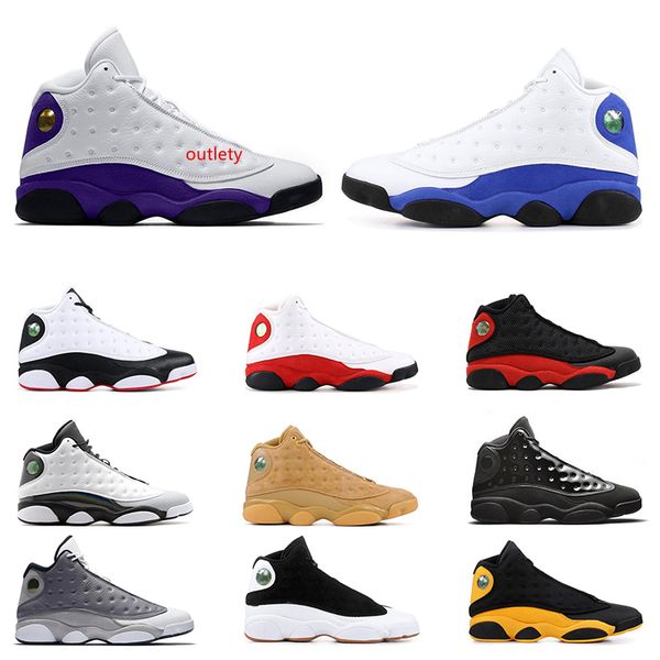 

new mens basketball shoes 13s court purple hyper royal barons wheat defining moments black cat atmosphere grey mens sports sneakers trainers