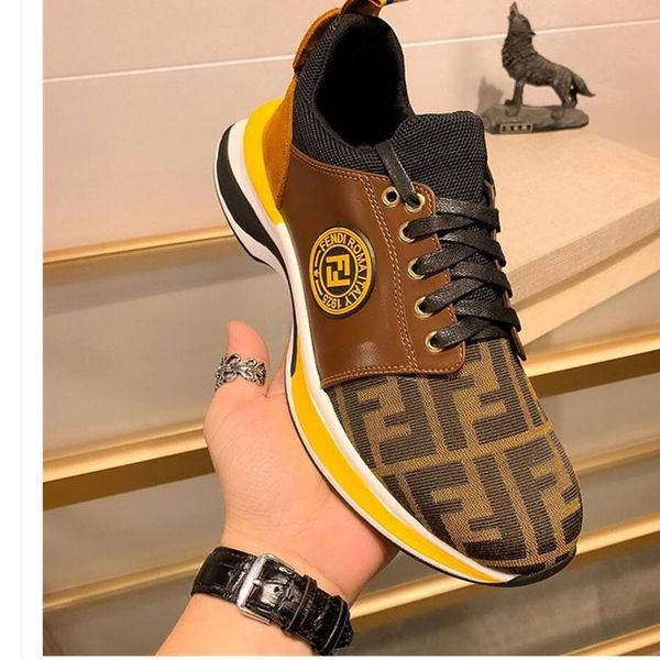 

087 men's designer casual sports shoes, fashion brand outdoor casual shoes, original box packaging fast delivery, Black