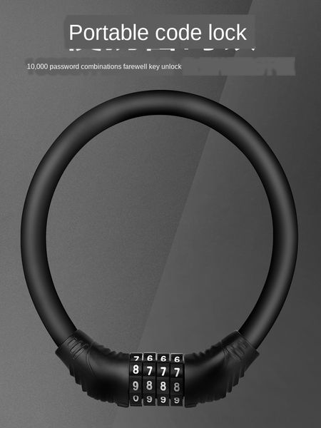 

password portable mountain bike fixed bicycle lockanti-theft lock anti-theft lockelectromobile lock bike locks