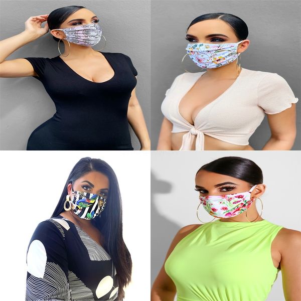 

v masks mouth new face muffle cotton men women party masks fashion cute panda mask#416, Black