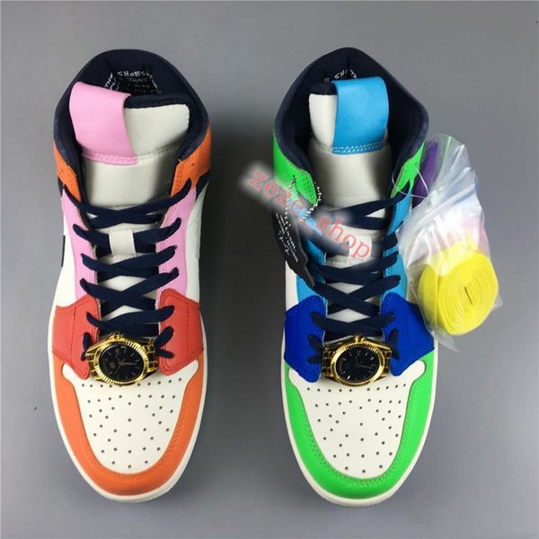 

new 1 og sport shoes men melody ehsani mid fearless wmns designer shoes 1s mans sneakers sports outdoor trainers eur 36-46, Black