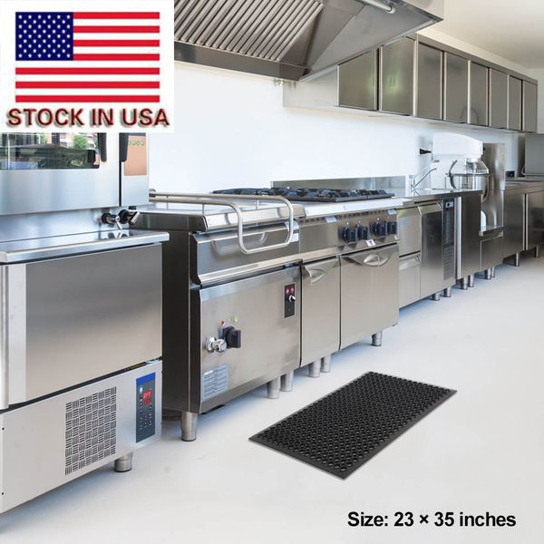 

designer bathroom carpet sets kitchen rugs multi functional anti fatigue drainage rubber non-slip hexagonal mat 60*90cm