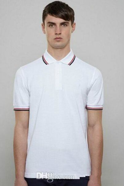 

london men classic fred polo shirt england perry cotton short sleeve new arrived 2017 summer tennis cotton polos white black s-xxl