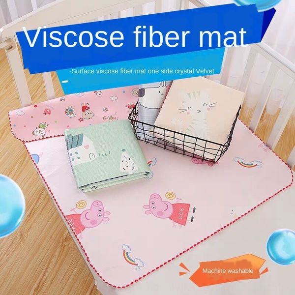 

baby ice silk mattress mat diaper pad baby supplies double-sided waterproof washable menstrual diaper mattress