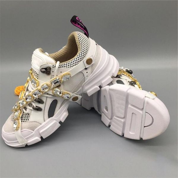

аутентичные кристаллы flashtrek sneaker с съемные повседневная обувь альпинизм lace -до походные ботинки спорта на открытом воздухе кроссовк, Black