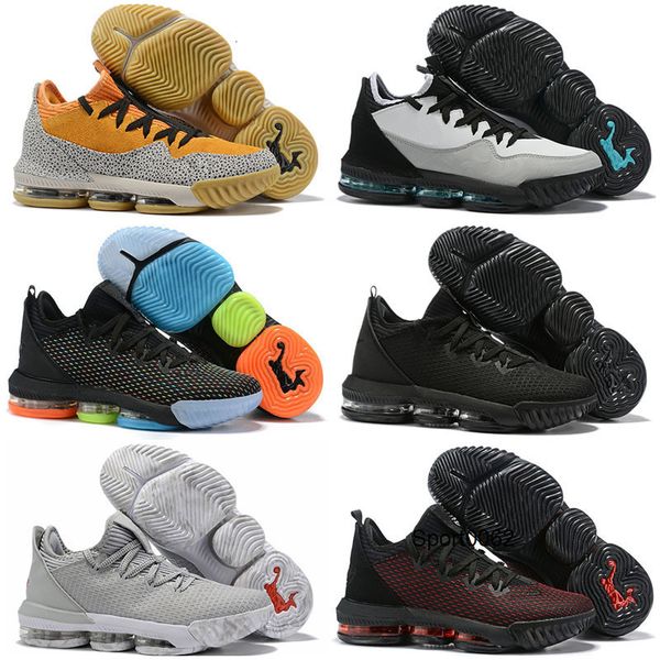 

мужская мода детская баскетбольная обувь eqaulitys cny oreo бред леброн 16 battleknit 2 корзинки спорт sneaker мужские кроссовки, Black