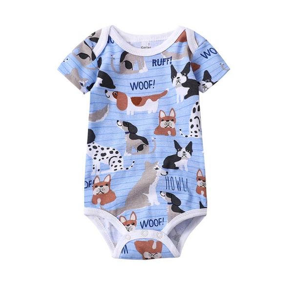 

babies boys bodysuit newborn baby girls clothing shortt sleeve 3 6 9 12 18 24 months summer clothes, Blue