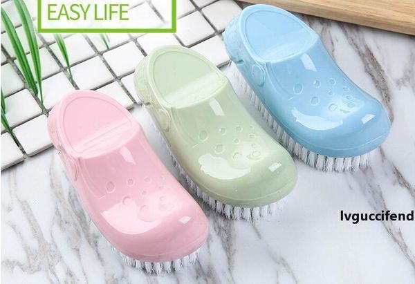 

2019 new creative nordic soft hair laundry brush cute slippers brush multi-function household cleaning brush