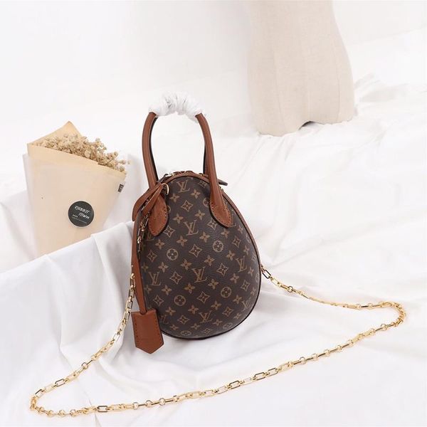 

new arrival women bag bolso bandolera simple style trend womens vintage luxury designer egg bag handbags ladies chain zipper crossbody bags