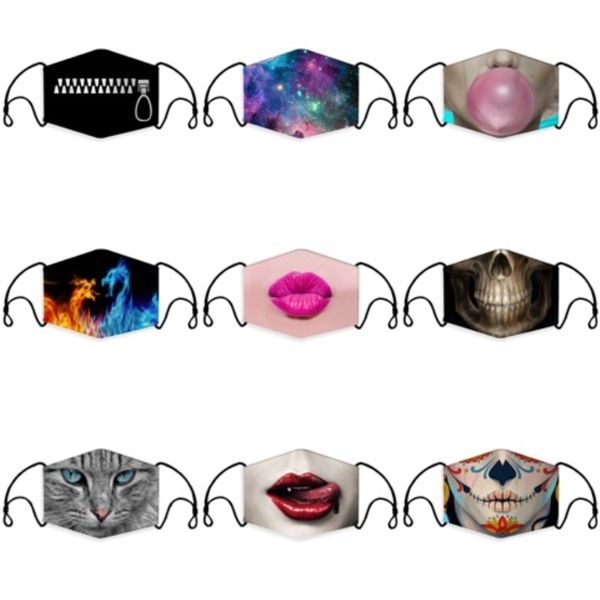 

cotton dustproof mouth face mask korean style black cycling anti-dust cotton facial protective er masks#210