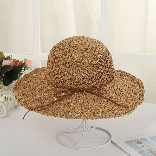 

straw sun hollow-out korean sun women's straw toque female hat female hat, Blue;gray