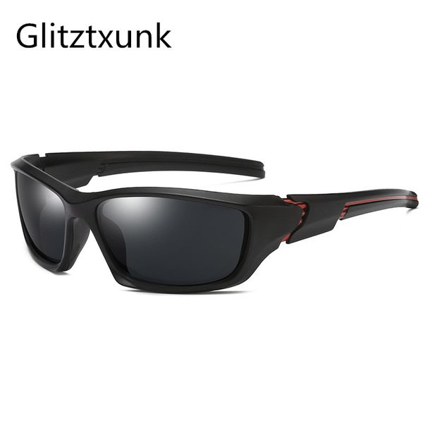 

glitztxunk fashion sunglasses men designer vintage driving sports sun glasses for male mirror goggles shadow uv400, White;black