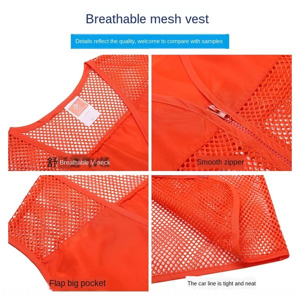 

children volunteer summer breathable mesh printing children volunteer vest vestsummer breathable mesh vest printing, Black;white