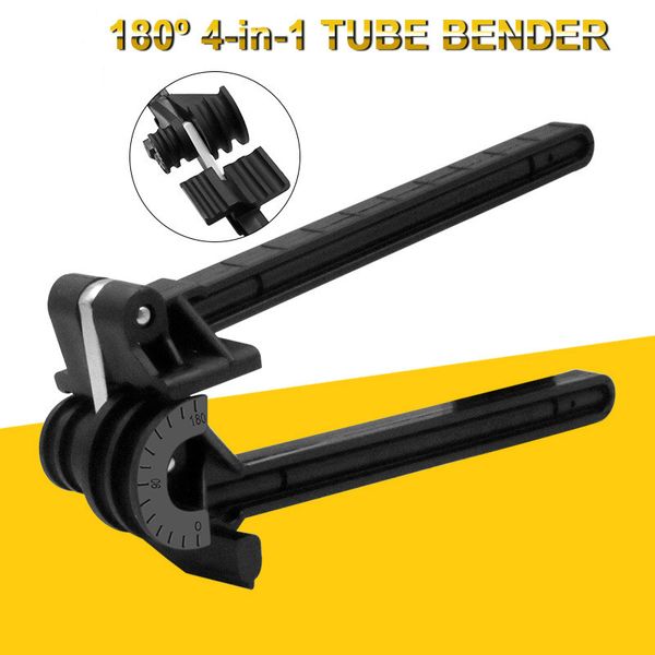 

180 degree 3/16,1/4,5/16,3/8 aluminum copper pipe bender four-slot combination multipurpose ventilation system tube bending tool