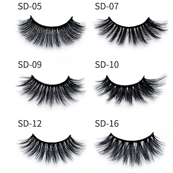 

sd series 100 real 3d mink false eyelashes 25mm 5d mink lashes long and thick mink lashes box beauty tools soft natural simulation