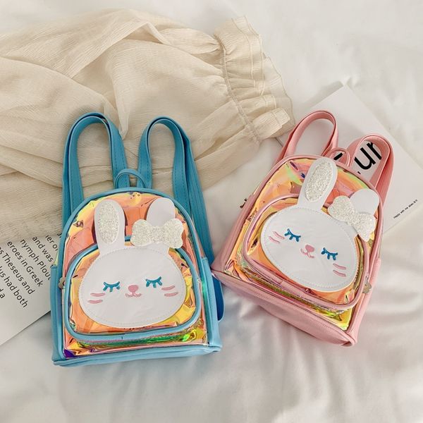 

смазливая pu блестки кролик красочный łaś детский мешок корейский мультфильм животных рюкзак эр тун бао эр тун бао блестки детская сумка