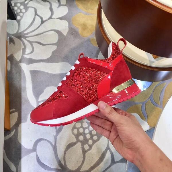 

2020-2019h new luxury designer striped men and women casual shoes couple shoes fashion wild men and women sports shoes 35-4