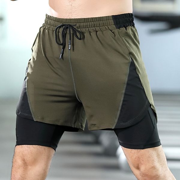 

men sport shorts stretch quickly dry zipper pocket sweatpants jogger training gym athletic casual basketball shorts sportswe, Black;blue
