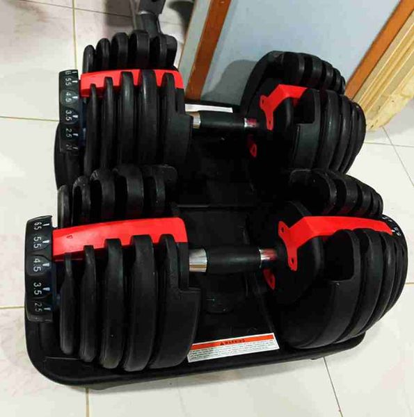 

adjustable dumbbell 2.5-24kg fitness workouts dumbbells weights build your muscles sports fitness supplies equipment zza2230 sea shipping