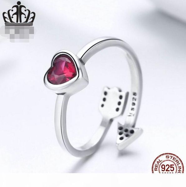 

e s925 an arrow fall in love open ring women simple personality engagement rings of lovers sterling silver ring brithday gift 2020 fine