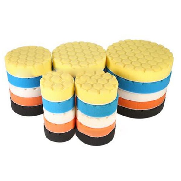 

5pcs/set car polisher sponge polishing waxing buffing pads kit polishing sponge set nov99