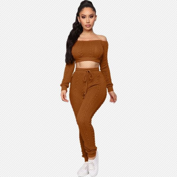 

j6104 2019 autumn and winter european and american womens popular sweater set cross-border fashion casual sweater two-piece set, White;black