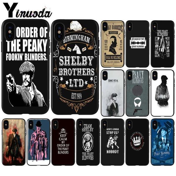 

yinuoda peaky blinders light weight silicone cell phone shell for apple iphone 5 5s se 6 7 8 x xs max xr mobile cover